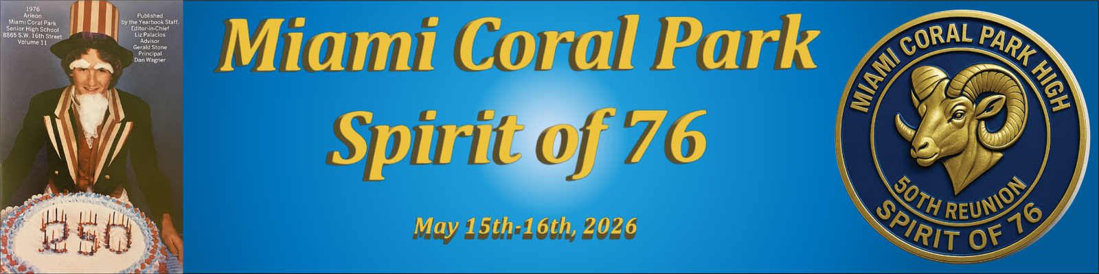 Coral Park High School Class of ’76 Banner